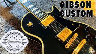 Restoring a Gibson LP Custom from the 1980s. Replacing frets, bridge and repairing the Pick-up rings