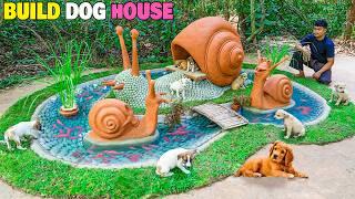 RESUE Puppies Get Dream Home with Snail House and Redfish Pond!