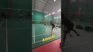 Jaden and Krish s all out attack! #sports#badminton#shortvideo#games#trending#shortsfeed#new#shorts