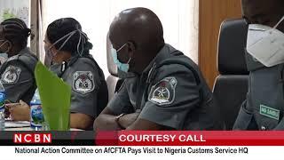 National Action Committee on AfCFTA Visit Nigeria Customs Service