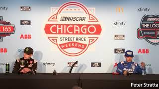 Ty Gibbs, Kyle Larson "Had a Blast" Racing Shane van Gisbergen in Chicago