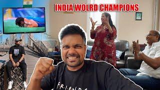 Mein USA  aya aur India  world cup jeet gaya ! YES ! We are the champions 
