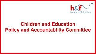 H&F Children and Education PAC | 11 November 2024