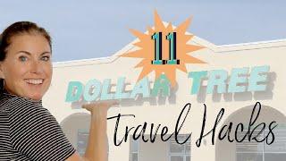 **DOLLAR TREE ** TRAVEL HACKS & TRAVEL ESSENTIALS  | Travel Hacks 2021