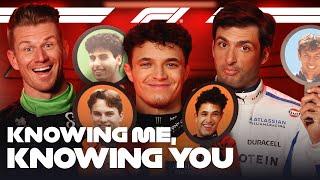 How Well Do F1 Drivers Know Their Team Mates? | Knowing Me, Knowing You!