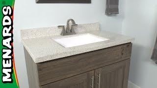 How to Install a Vanity Top | Menards