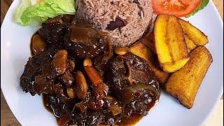 HOW TO MAKE JAMAICAN OXTAIL STEP BY STEP | FALL OFF THE BONE OXTAIL