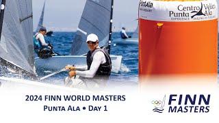 Highlights from Day 1 at the 2024 Finn World Masters