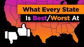 What Every State in the US is Best and Worst At