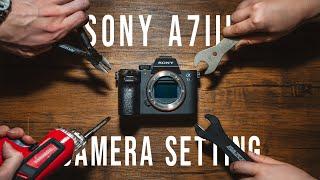 THE BEST Camera Setting of Sony A7III for FILMMAKING