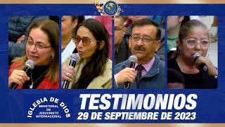 Testimonios 29 de septiembre de 2023 - Iglesia de Dios Ministerial de Jesucristo Internacional