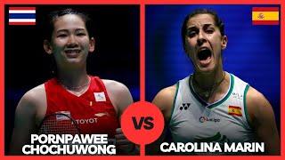 Carolina Marin(SPN) vs Pornpawee Chochuwong(THA) Badminton Match Highlight | Revisit Swiss Open 2021