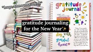 how to start a gratitude JOURNAL for the New Year (gratitude journaling for beginners)