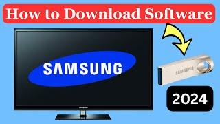 How to Download Samsung Tv Software and make a USB Update File