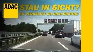 Verhalten am Stauende | ADAC