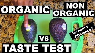 The organic vs non organic food TASTE TEST Is there is difference???