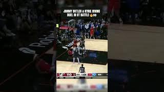 Jimmy Butler & Kyrie Irving go head-to-head in OT  #shorts