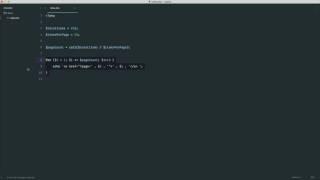 PHP Basics: Looping: The FOR loop (19/35)