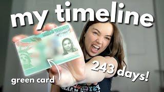 my F1 student visa to marriage green card timeline (EAD, SSN, adjustment of status + more!)