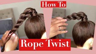 Easy Rope Twist Tutorial / How To