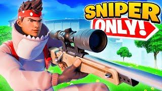 Winning with Snipers ONLY in Fortnite Reload!
