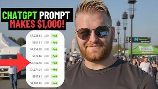 Best ChatGPT Prompt to Make $1,000 EVERY DAY!