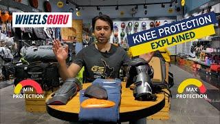 What Are Different Kinds Of Motorcycle Knee Protection? #WheelsguruExplains