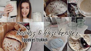 Kovász & házi kenyér lépésről lépésre + tippek és trükkök │ Karin Dragos