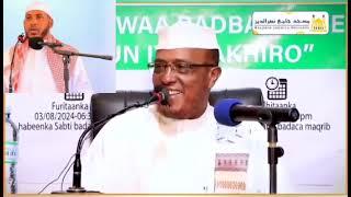 Sheekh Dirir oo karbaashay Barbaraawi, Tabliiqu wuu bannaanyahay ee haku mashquulin, @Salafmedia