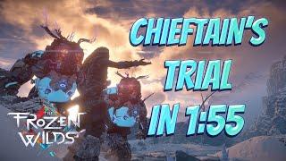  Horizon Zero Dawn | Chieftain's Trial in 1:55 | Ultra Hard