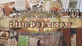 #booksandbotanicals24 SECOND WEEK CHALLENGE VIDEO AND NEW GORGEOUS FREEBIES