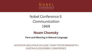 Noam Chomsky: Form and Meaning in Natural Language