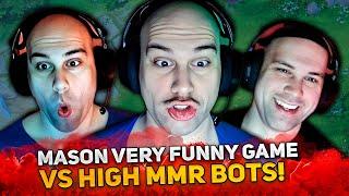 MASON VERY FUNNY GAME on CLINKZ CARRY against HIGH MMR BOTS!