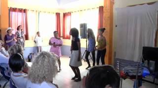 Ethiopian girls singing and dancing