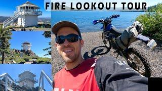 I Checked Out 3 Old Fire Lookouts on a 3 Day Dual Sport Adventure