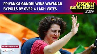 Wayanad Results | Priyanka Gandhi Wins Kerala's Wayanad Bypolls By Over 4 Lakh Votes