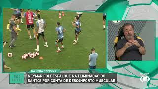 Marco Aurélio explica lesão que tirou Neymar do clássico Corinthians x Santos