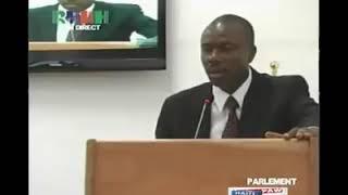 Sénateur Moïse Jean Charles dans le parlement Haïtien