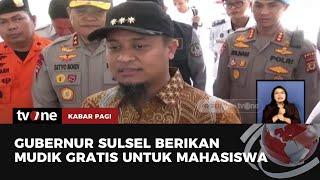 Gubernur Sulsel Lepas Ratusan Peserta Mudik Gratis 2023 | Kabar Pagi tvOne