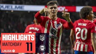 Highlights Atlético de Madrid vs Deportivo Alavés (2-1)