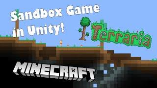 2D Minecraft / Terraria Sandbox Game in Unity