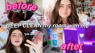 deep clean & decorate MY ROOM with me!! (this will motivate you.. lol) *pinterest + tiktok vibes*