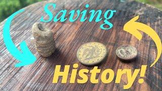 Saving HISTORY Metal Detecting! XP Deus II | Minelab Equinox