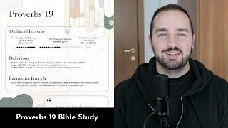 Proverbs 19 Summary: 5 Minute Bible Study