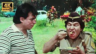 Kader Khan Comedy :  क्या कुत्ते की तरह खा रहे हो तुम | Johnny Lever,  Asrani | Comedy Scenes