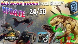 Jurassic World REBIRTH 2025 MATTEL Scan Codes All Dinosaurs UPDATE 24/50 DISTORTUS REX