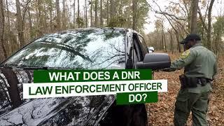 WHAT DOES A SCDNR LAW ENFORCEMENT OFFICER DO?