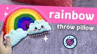 crochet rainbow amigurumi | low-sew beginner friendly tutorial | Lala Crochet Boutique