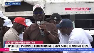 Okpebholo Promises Education Reforms, 5000 Teaching Jobs Ahead Of Edo Governorship Election