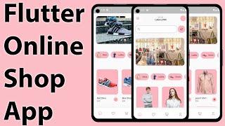 Online Shop App Flutter | Flutter UI - Speed Code